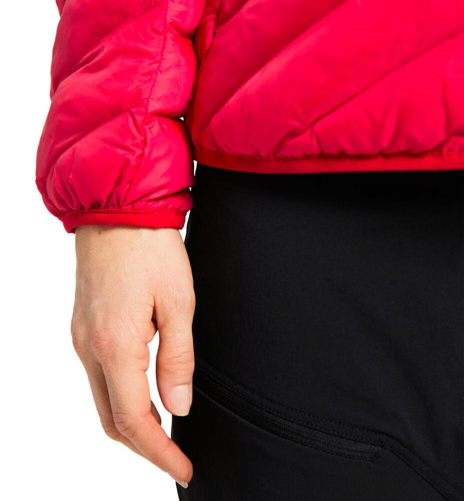 Dámská bunda Haglöfs  Sarna Mimic hood W červená, M M - main (4)