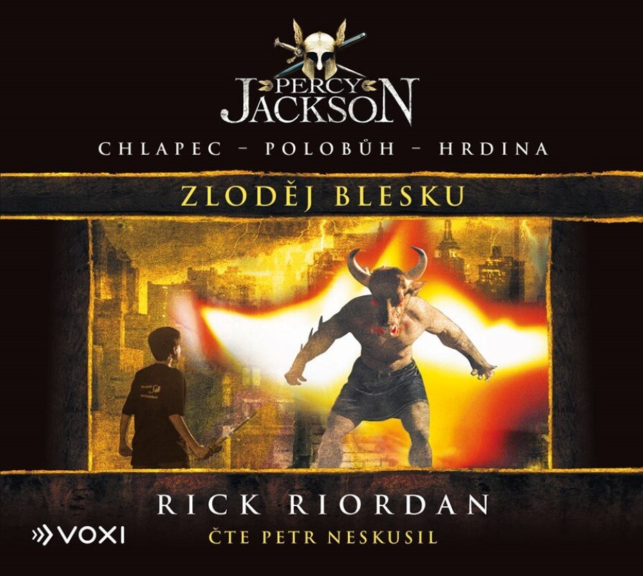 Percy Jackson 1 - Zloděj blesku - CDmp3 (Čte Petr Neskusil) - Rick Riordan - main (0)