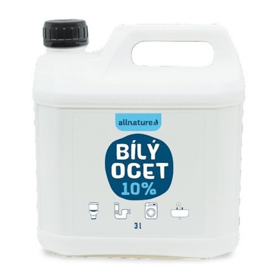 Allnature Bílý ocet 10%, 3000 ml - main (0)