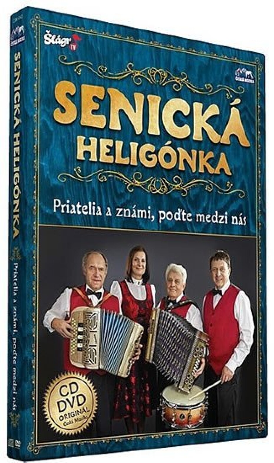 Senická heligonka - Priatelia známí - CD+DVD - main (0)