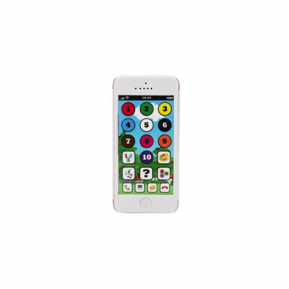 Naučný mobilní telefon moudré sovy s krytem, plast, na baterie se zvukem, 22x18x3,5 cm 12m+ - main (3)