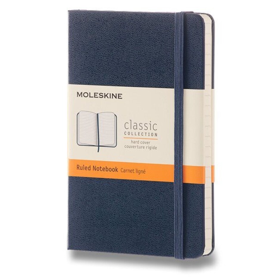 Zápisník Moleskine VÝBĚR BAREV - tvrdé desky - S, linkovaný 1331/11142 - Zápisník Moleskine - tvrdé desky červený - main (10)