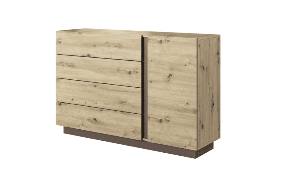 ArtLas Komoda ARTENS 138 1D4S | dub artisan/grafit - main (0)