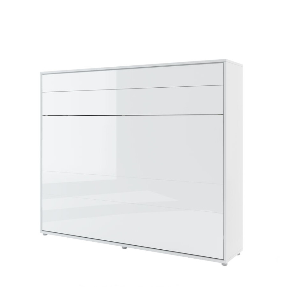 Dig-net nábytek Sklápěcí postel Lenart BED CONCEPT BC-14p | bílý lesk 160 x 200 cm - main (1)