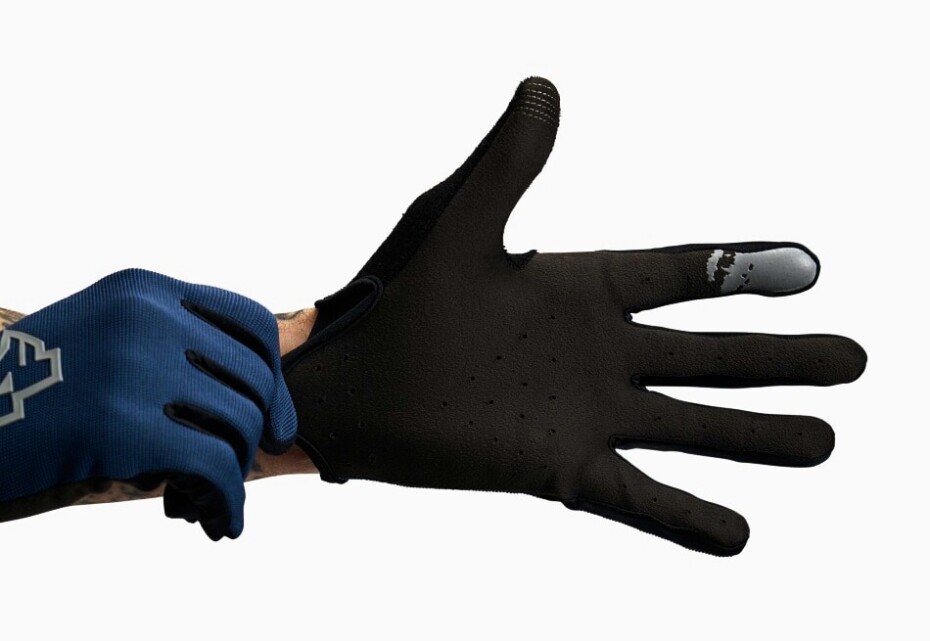 Cyklistické rukavice Race Face  Trigger blue M - main (1)