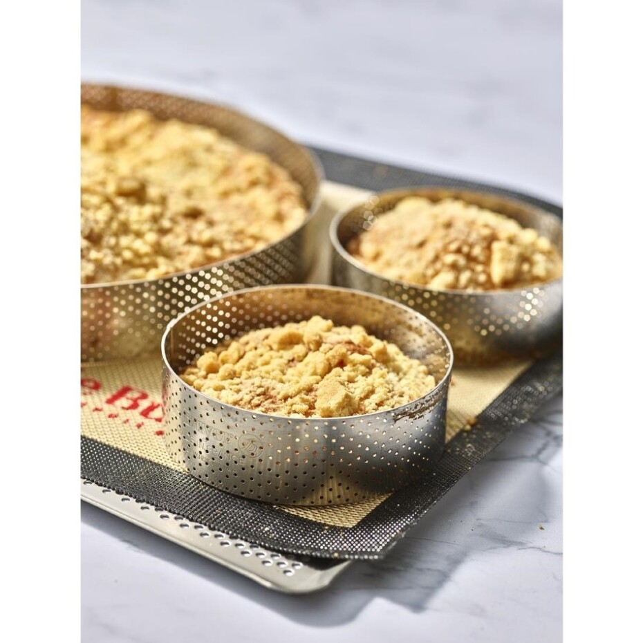 De Buyer 3098.09 Perfor. kruh. rám 24,5 cm, nerez - main (2)