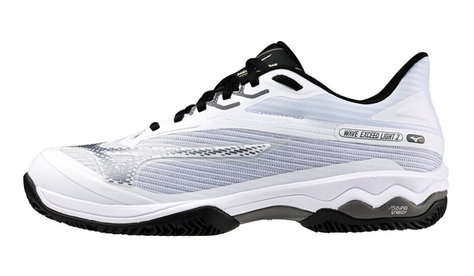 Pánská tenisová obuv Mizuno Wave Exceed LIGHT 2 CC White/Metallic Gray/Black  EUR 44,5 - main (0)