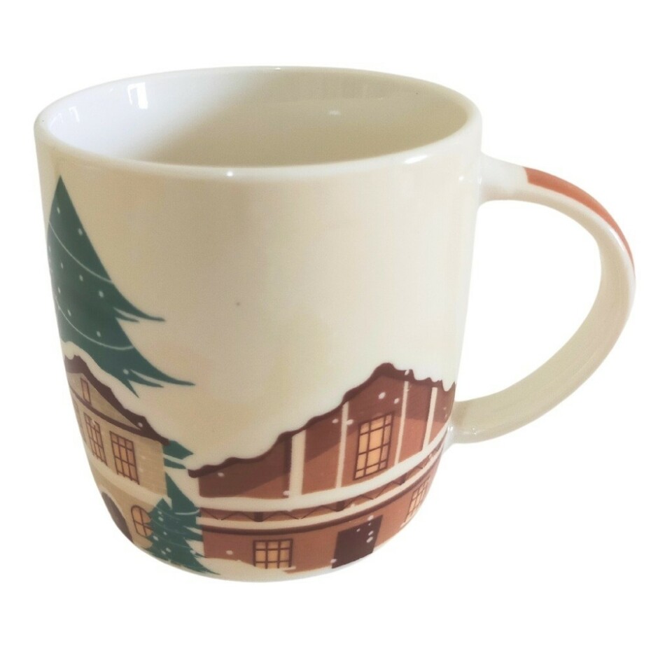Home Elements Porcelánový hrnek s vánočním designem Město 300 ml v dárkovm balení - main (1)