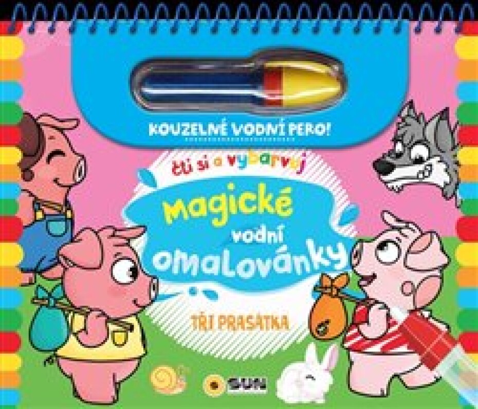 Magické vodní omalovánky- Tři prasátka - main (0)