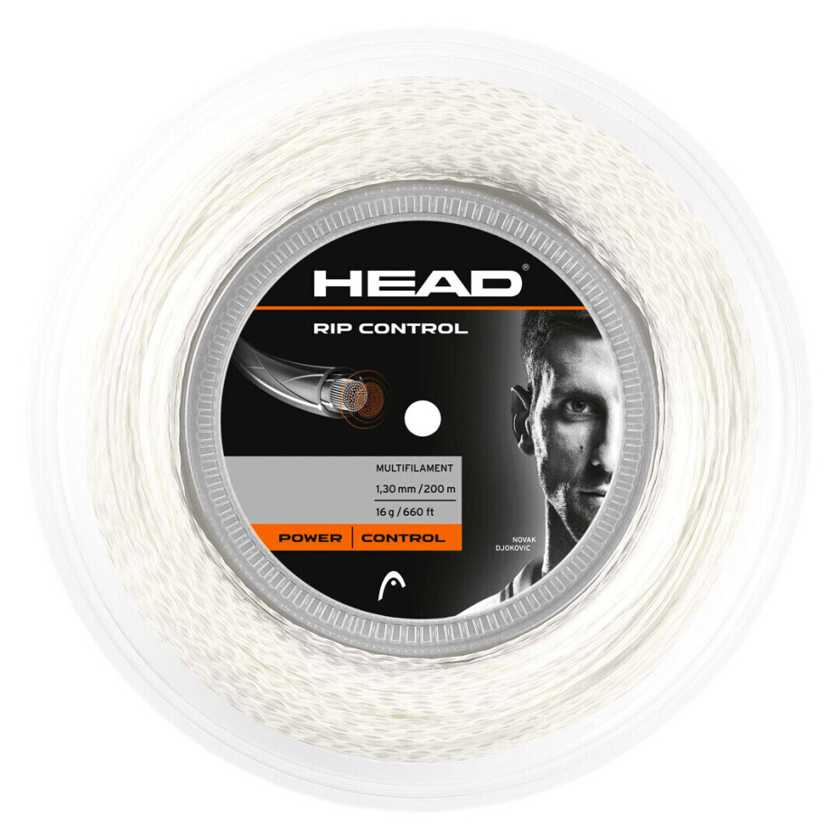 Tenisový výplet Head  RIP Control White 1,25 mm (200m) - main (0)