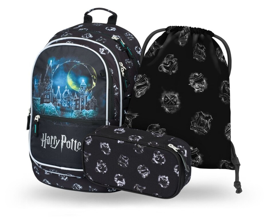 BAAGL Set 3 ks Core - Harry Potter Bradavice (batoh, penál, sáček) - main (0)