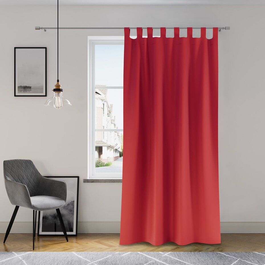 ArtFlhf Zatemňující závěs OXFORD TAB PU | 140 x 250 cm Barva: Červená - main (3)