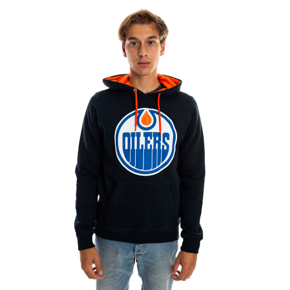 Pánská mikina 47 Brand  NHL Edmonton Oilers Core ’47 BALLPARK Pullover Hood - main (1)