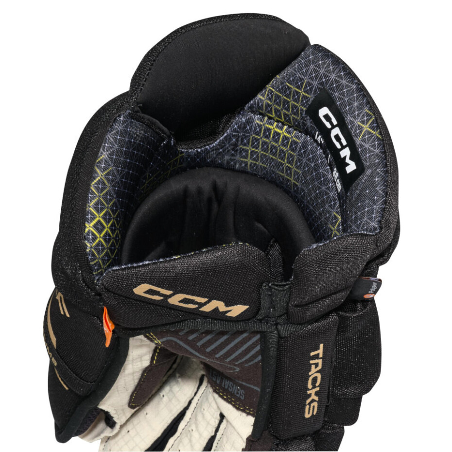 Hokejové rukavice CCM Tacks XF Black/Gold Junior 10 palců - main (3)