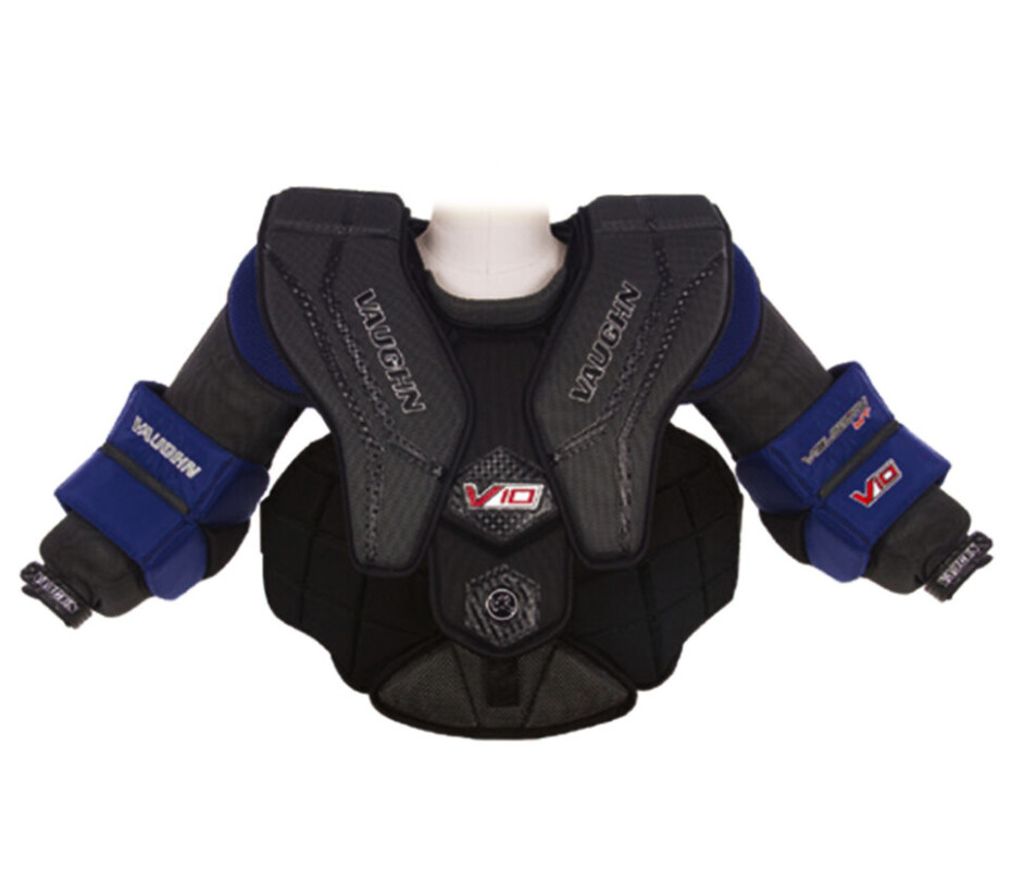 Brankářská hokejová vesta Vaughn Velocity 10 Black/Blue Žák (youth) M/L - main (0)