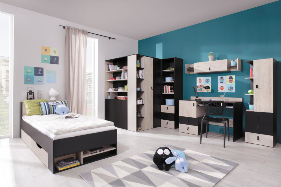 Meblar Komoda PLANET PL8 Barva: Černá - main (10)