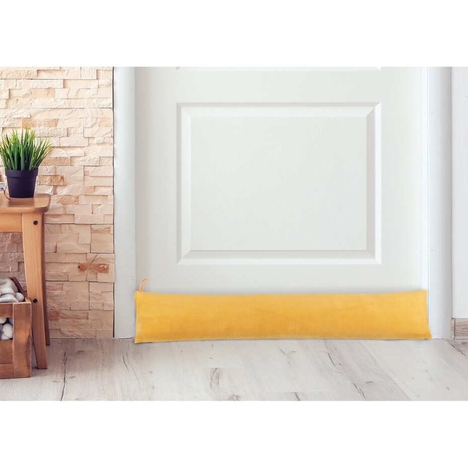 Bellatex Těsnicí válec LIN Uni žlutá, 15 x 85 cm - main (1)