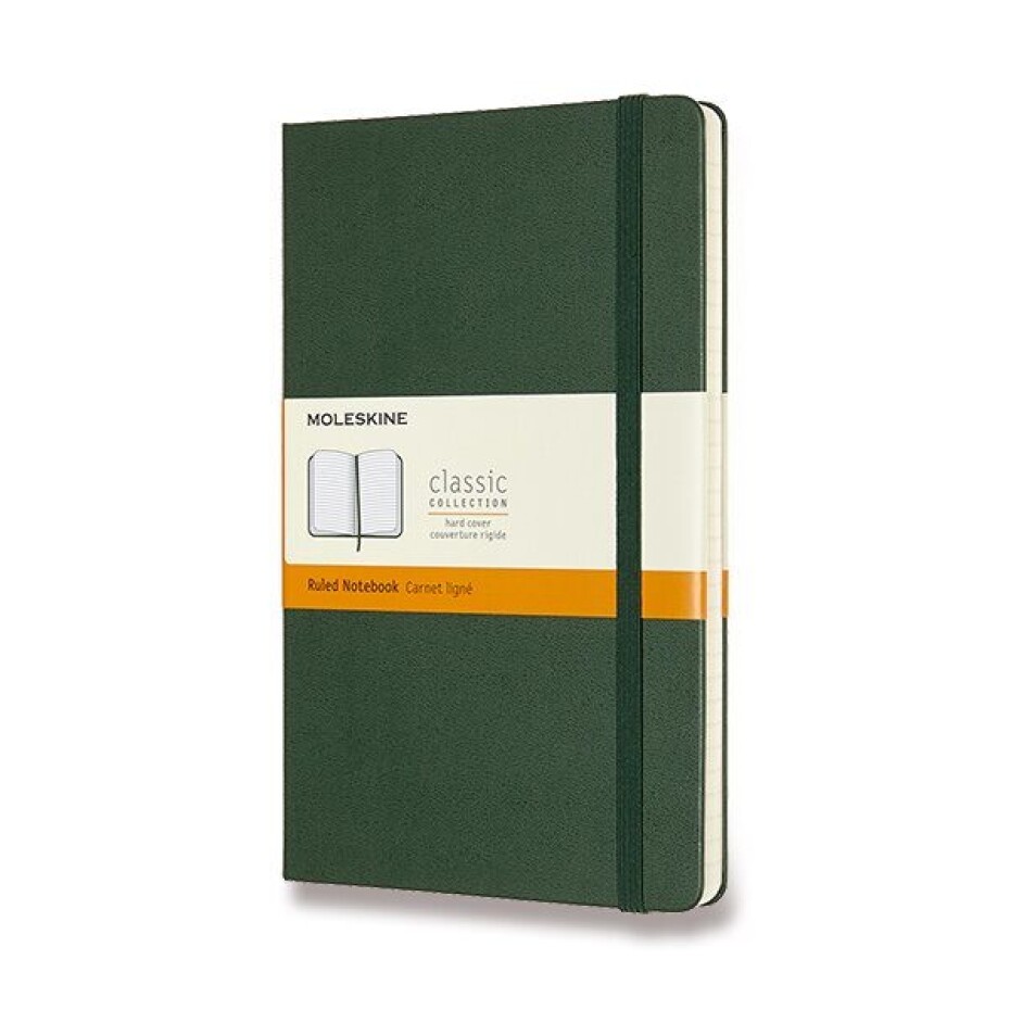 Zápisník Moleskine VÝBĚR BAREV - tvrdé desky - L, linkovaný 1331/11172 - Zápisník Moleskine - tvrdé desky červený - main (7)