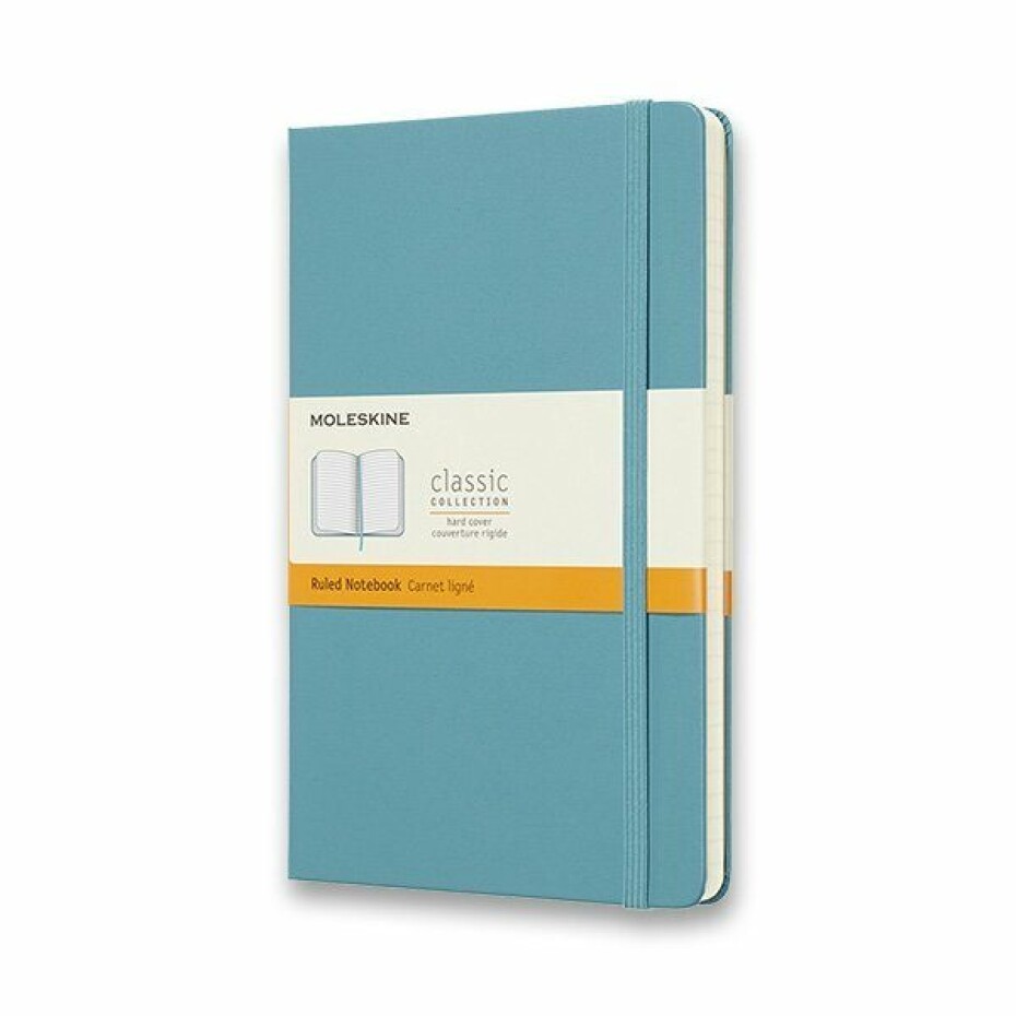 Zápisník Moleskine VÝBĚR BAREV - tvrdé desky - L, linkovaný 1331/11172 - Zápisník Moleskine - tvrdé desky červený - main (4)