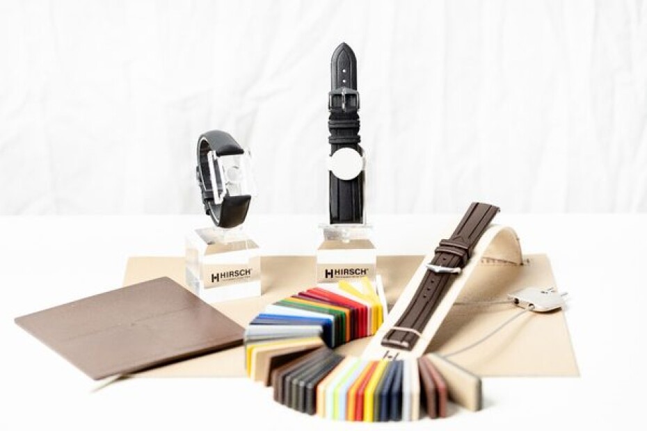 Řemínek Hirsch Hevea - hnědý - 20 mm - L – Standardní délka (doporučujeme) - 18 mm - Stříbrná - main (7)