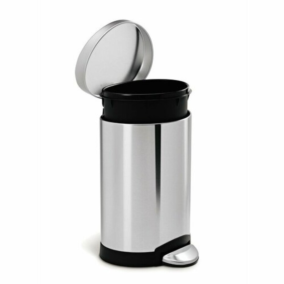 Simplehuman Pedálový půlkulatý koš 6 l, nerez - main (2)
