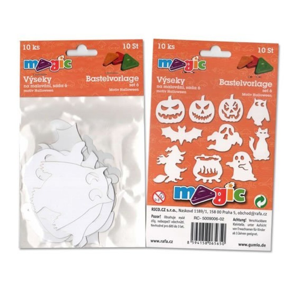 MAGIC papírové výseky na malování HALLOWEEN - main (0)