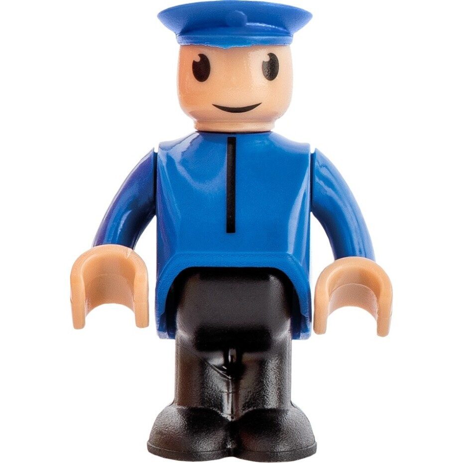 Woody Moderní elektrická mašinka k vláčkodráze, červená - main (2)