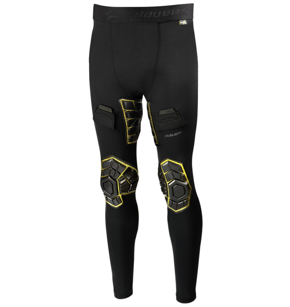Pánské kompresní kalhoty Bauer  Padded Goalie  Senior L - main (1)