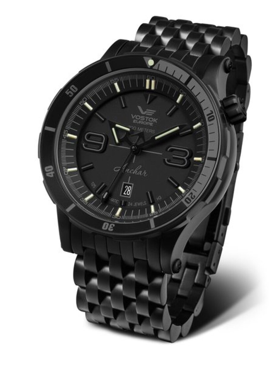 Ocelový náramek Vostok Europe pro Anchar NH35-510C530 - černé PVD - main (3)