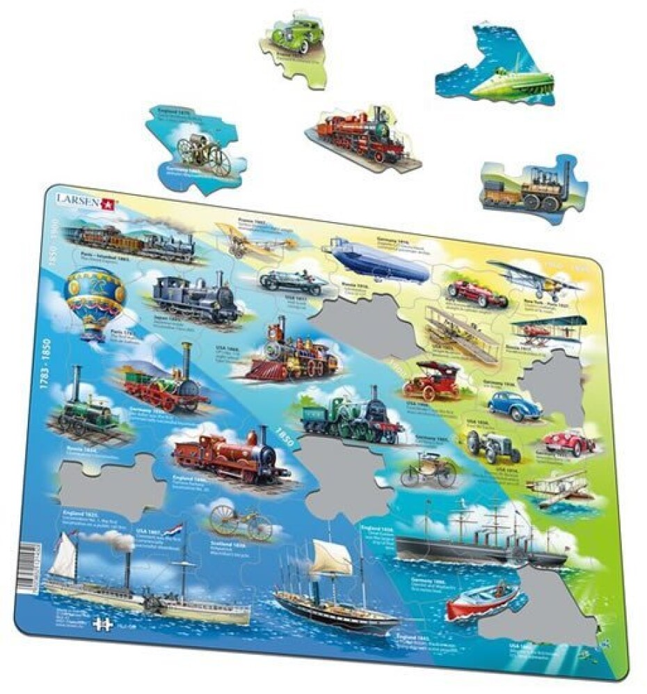 Puzzle MAXI - Historie pohybu s motorem/54 dílků - main (0)