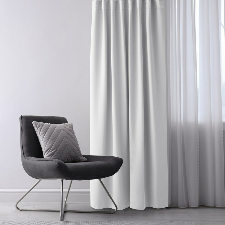 AmeliaHome Závěs Blackout EYELETS bílá, 140 x 245 cm - main (0)