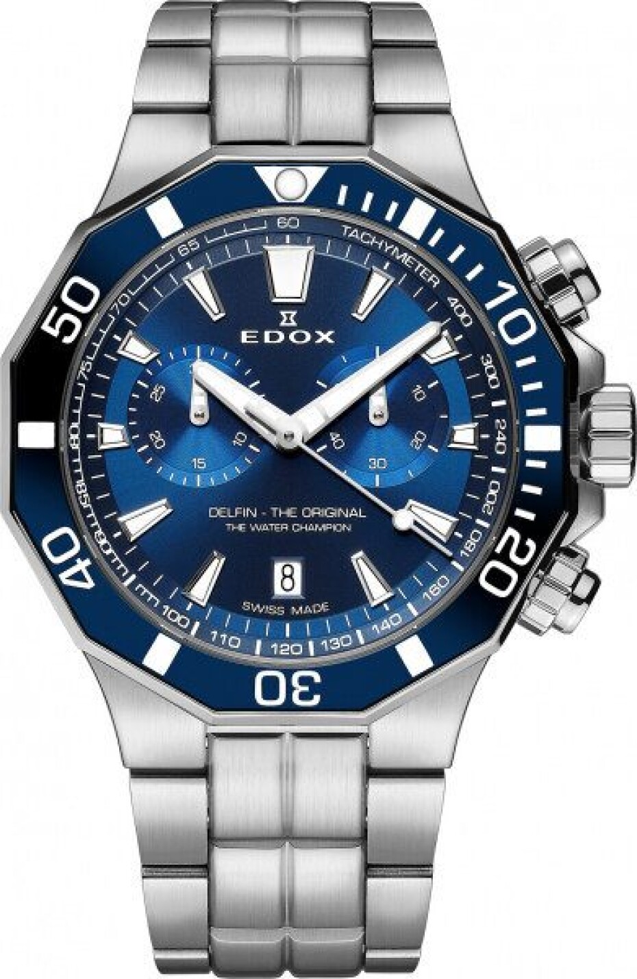 EDOX Delfin Quartz Chronograph 10112-3BUM-BUIN - main (0)