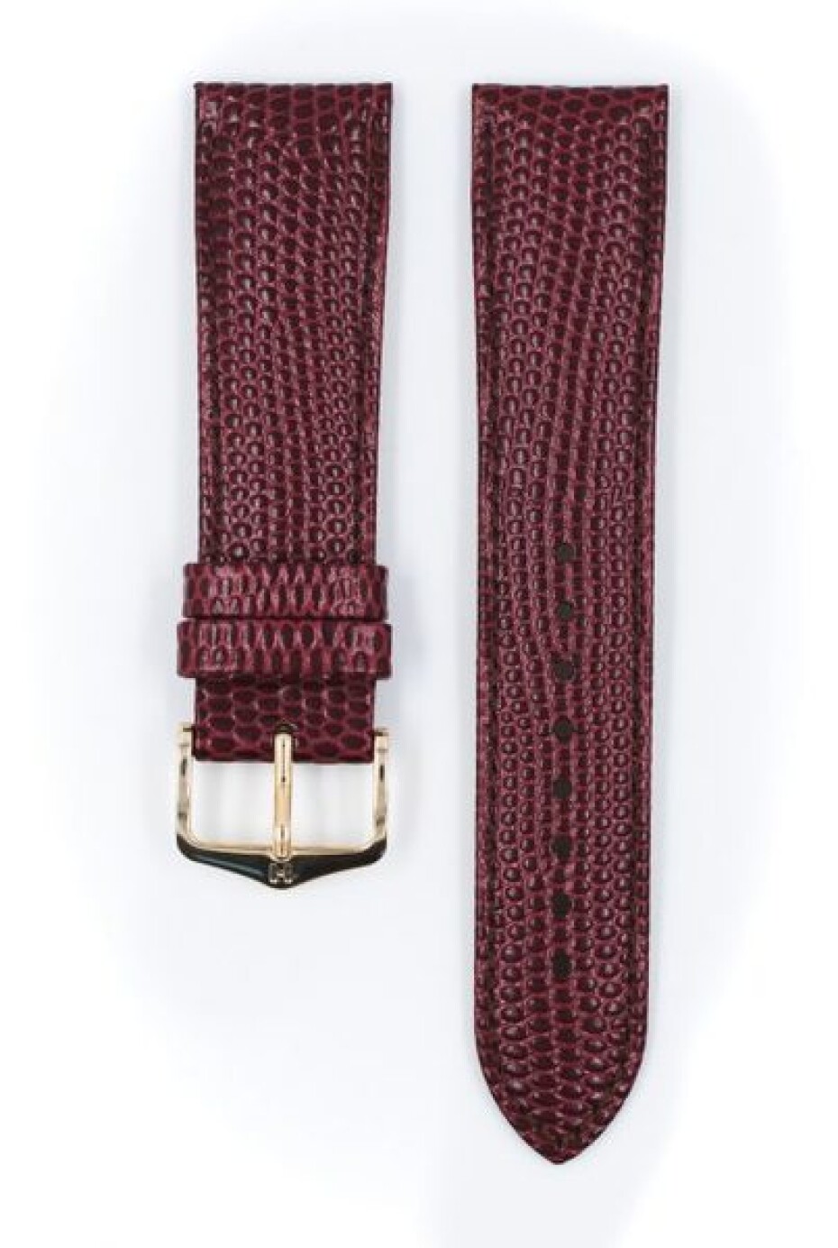 Řemínek Hirsch Rainbow - burgundy - 18 mm - M – Střední délka - 16 mm - Zlatá - main (1)
