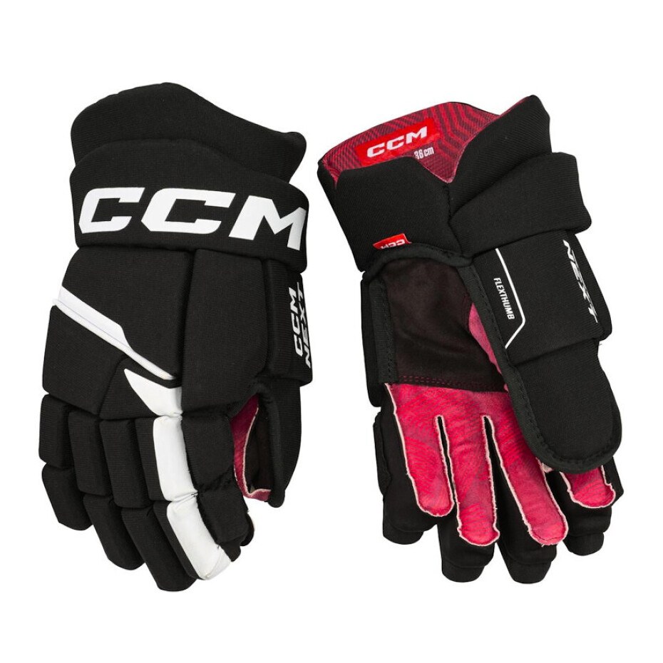Hokejové rukavice CCM Next Black/White Senior 14 palců - main (0)