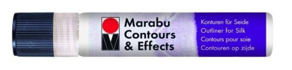 Marabu kontura na hedvábí a textil/bezbarvá 25ml - main (0)