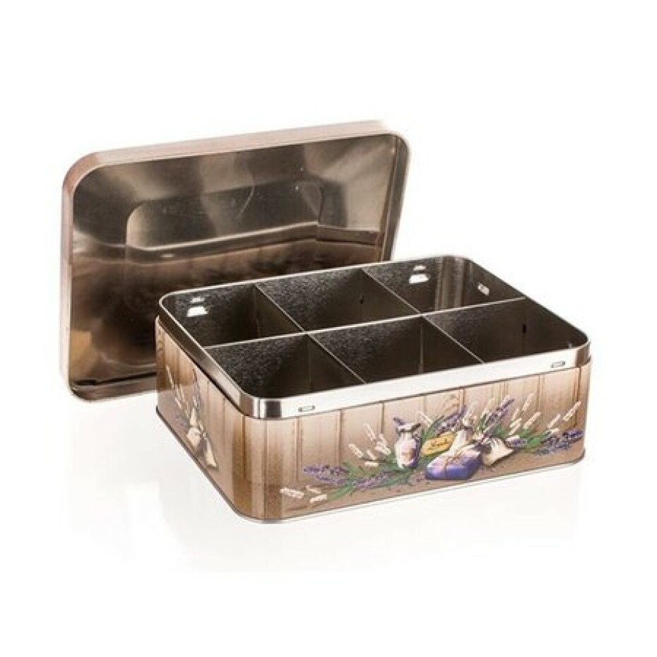 BANQUET LAVENDER Plechovka - box na čaj 24LAVRCT002 - main (1)