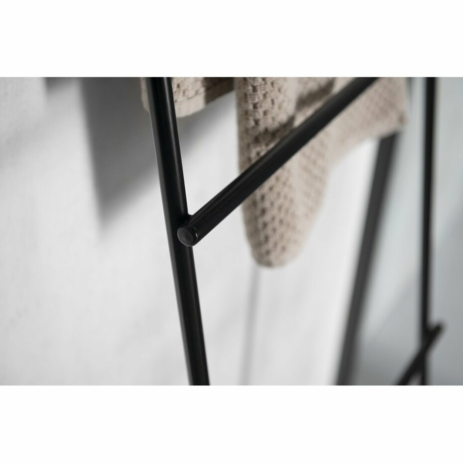 SAPHO SE121 Debut sušák ručníků na opření 50 x 186 x 3,2 cm, černá mat - main (2)