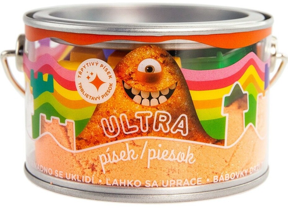 Ultra písek s glitry - oranžový 200g - EPEE - main (0)
