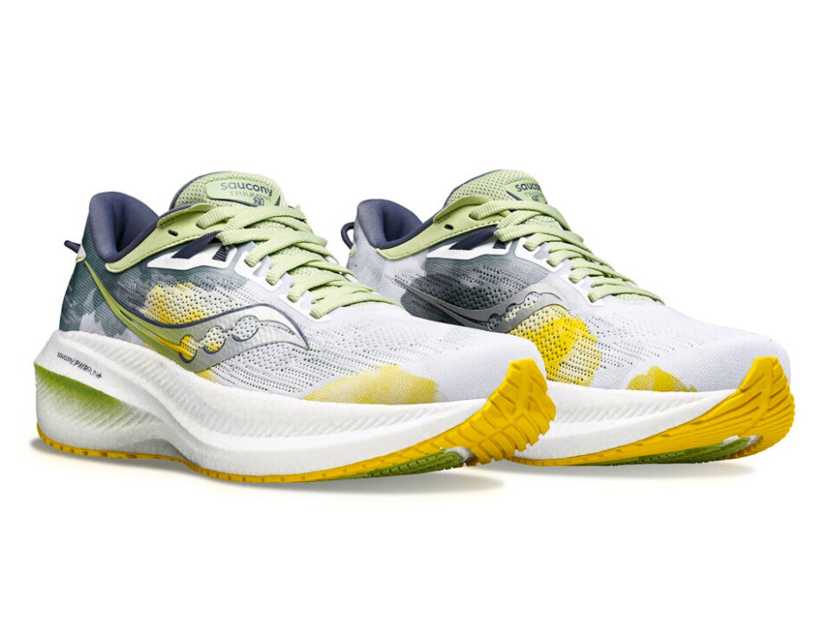 Dámská běžecká obuv Saucony  Triumph 21 White/Fern  UK 5,5 - main (2)