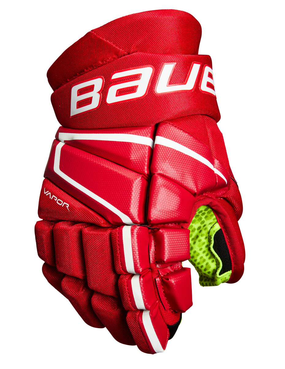 Hokejové rukavice Bauer Vapor 3X Red Junior 11 palců - main (0)
