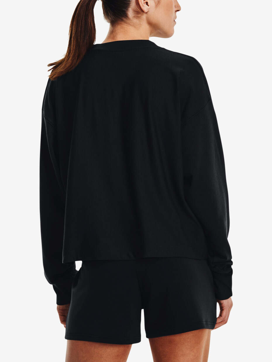 Dámská mikina Under Armour  Rival Terry Oversized Crw-BLK XS - main (5)
