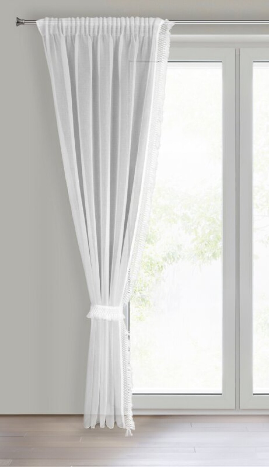 ArtFir Záclona KIRA 3 P | bílá 140 x 270 cm - main (1)