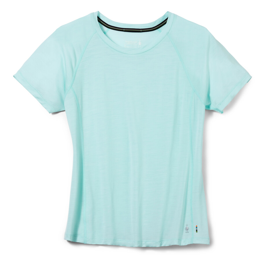 Smartwool Dámské Merino Sport 120 Short Sleeve Bleached aqua heather modrá - main (0)