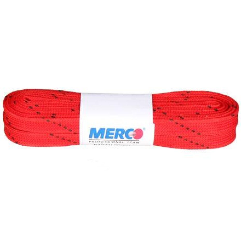 Merco PHW-10 tkaničky do bruslí voskované červená - main (0)