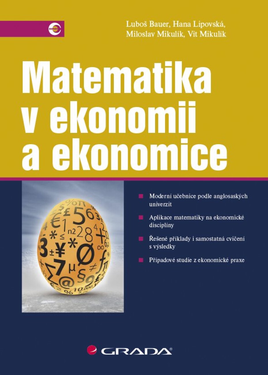 Matematika v ekonomii a ekonomice - Luboš Bauer - main (0)
