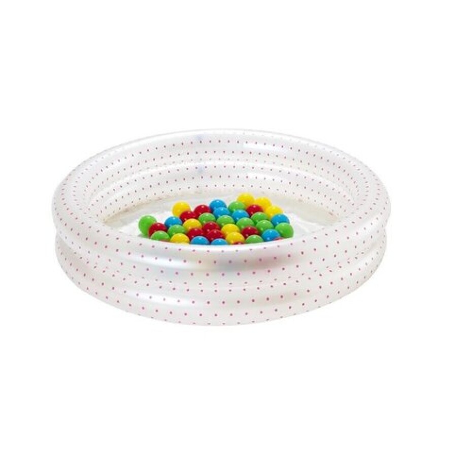 Bestway Bazén s 50 ks míčků, pr. 91 cm, růžová - main (0)