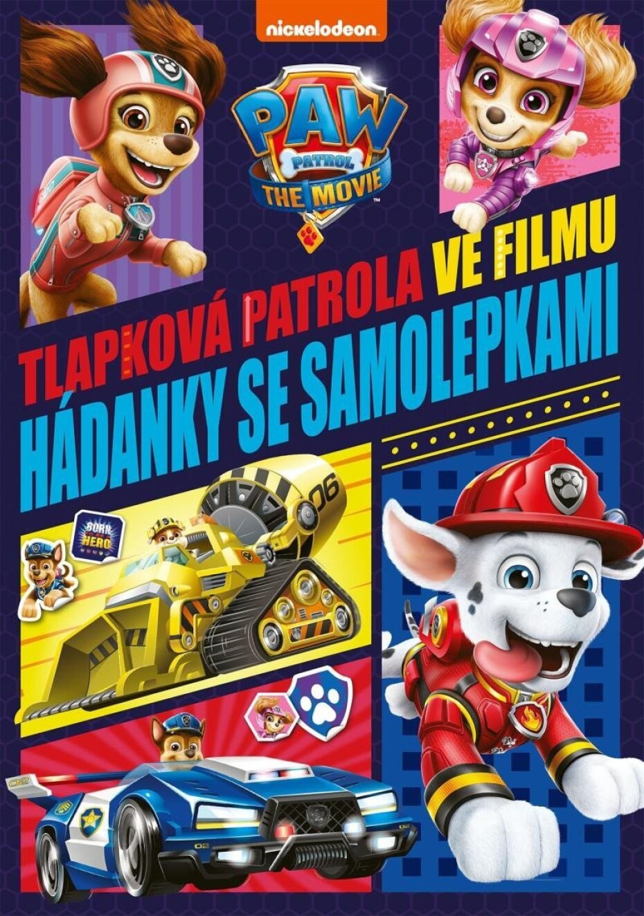 Tlapková patrola ve filmu - Hádanky se samolepkami - kolektiv autorů - main (0)