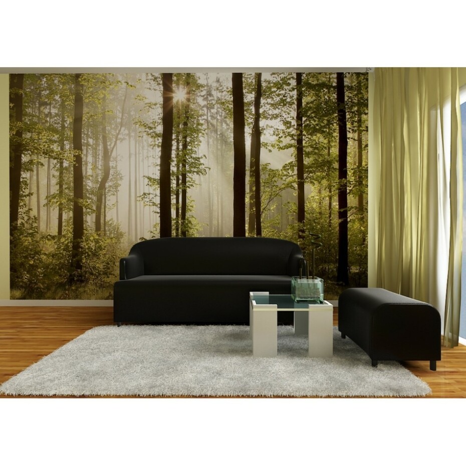 AG Art Fototapeta XXL Ranní les 360 x 270 cm, 4 díly - main (1)