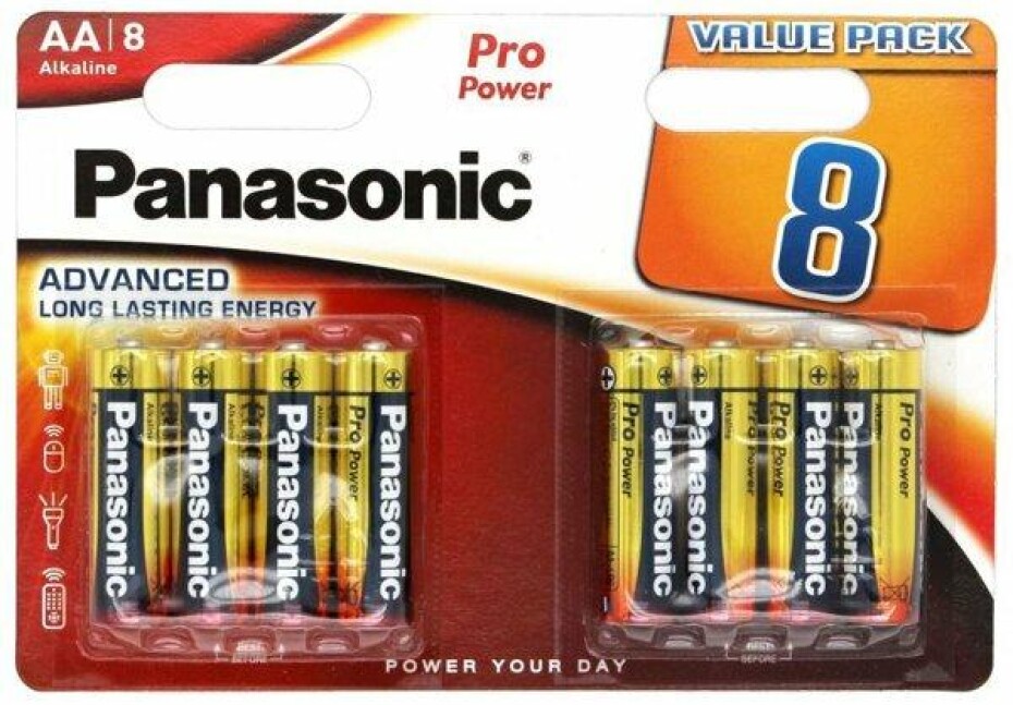 Alkalické baterie AA Panasonic blistr 8 ks - main (0)
