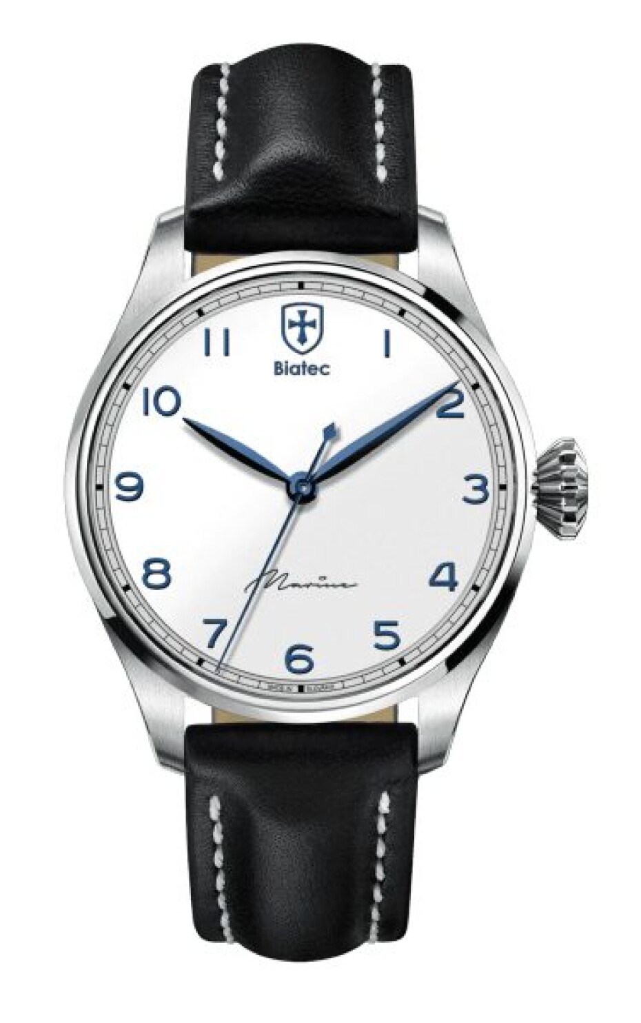 Biatec Marine 03 N - Černý kožený řemínek - main (0)